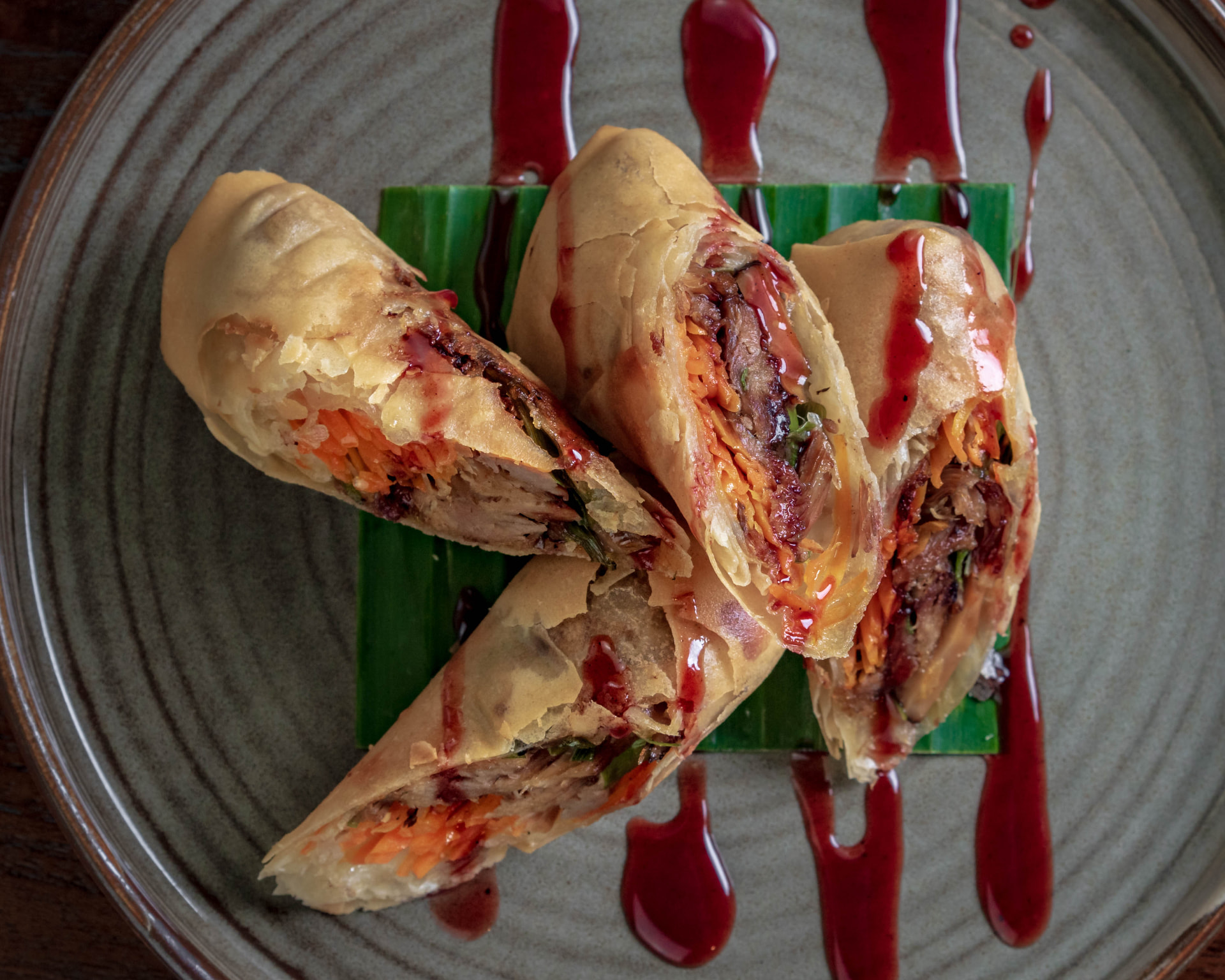 Duck Spring Rolls · ปอเปี๊ยะเป็ด