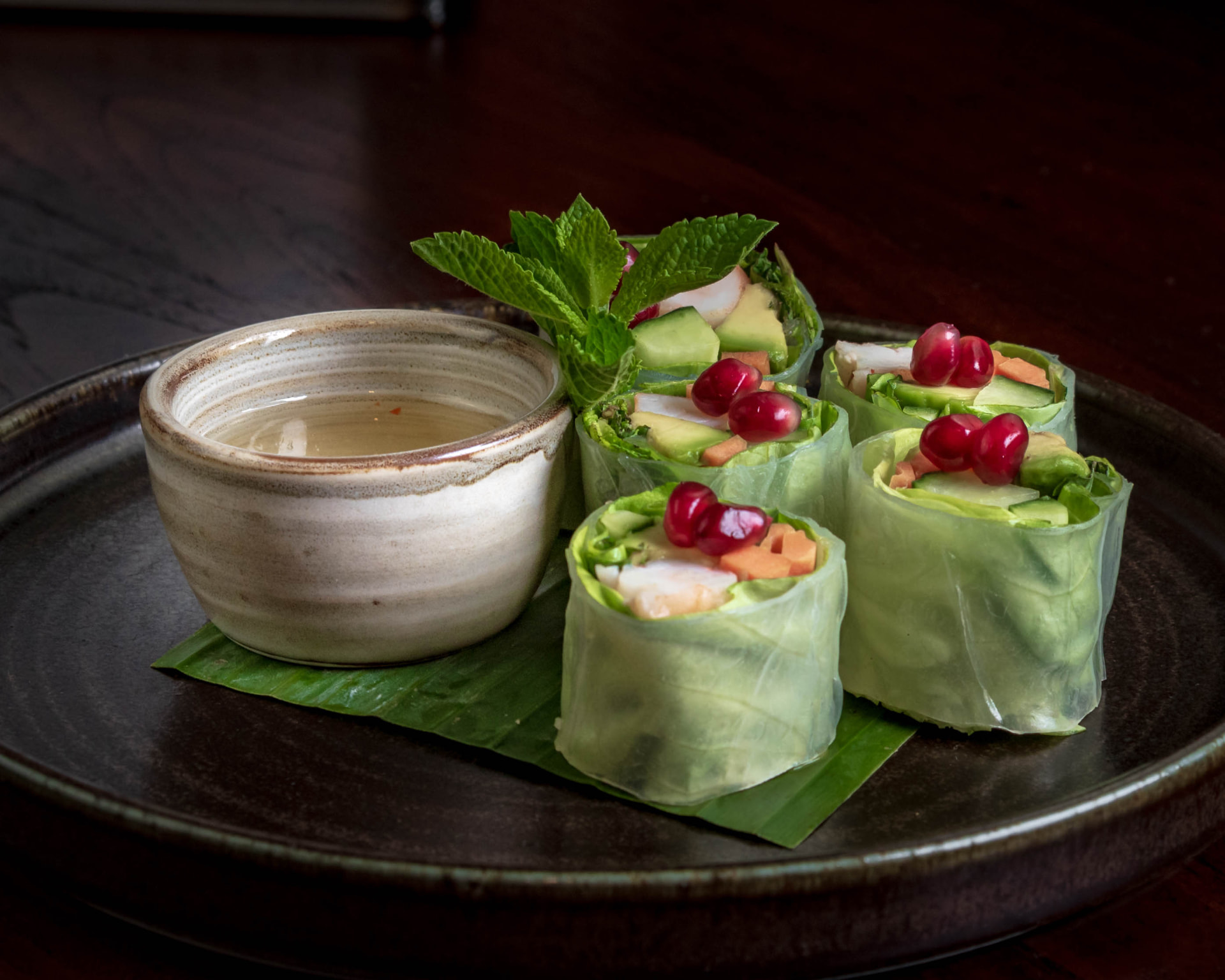 Prawn Summer Rolls · ปอเปี๊ยะสด