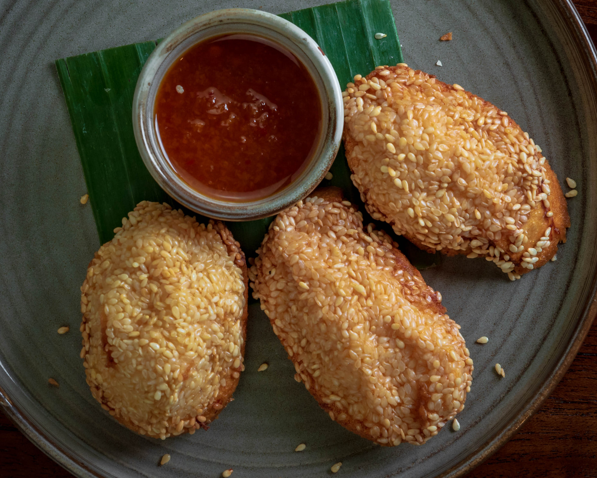 Sesame Prawn Toast · ขนมปังหน้ากุ้ง